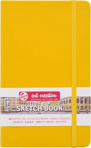 Miniatura 24 de Royal Talens T9314-111M 441769 Cuaderno de bocetos y libreta de dibujo Talens Art Creation 3.5 x 5.5 pulgadas (9 x 14 cm), Amarillo Dorado