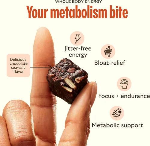 Miniatura 2 de GEM Energy Caffeinated Bite Energía Holística y Sostenida Apoya el Metabolismo, la Estamina y la Resistencia 40 mg de Cafeína, Raíz