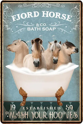Miniatura 15 de Divertido cartel de baño con diseño de cerdo - Decoración de granja, cartel de cerdo, arte de pared, póster retro, decoración de pared para bar