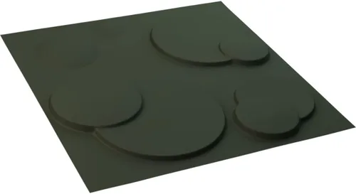 Miniatura 6 de Ekena Millwork 19 5/8 pulgadas de ancho x 19 5/8 pulgadas de alto, Finley EnduraWall decorativo 3D, Satin Hunt Club verde