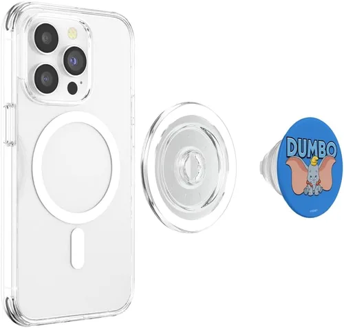 Miniatura 4 de Disney Retrato de texto azul Dumbo PopSockets MagSafe PopGrip para iPhone
