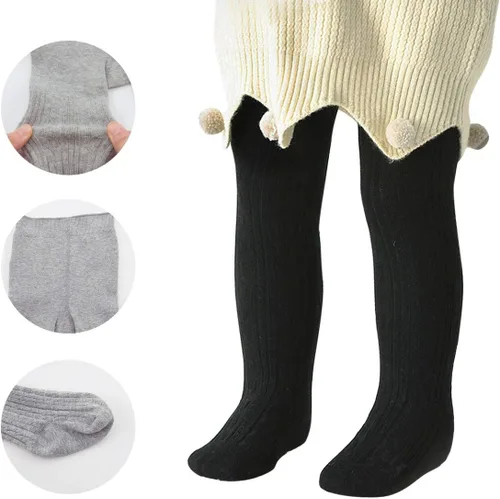 Miniatura 6 de American Trends Leggings para bebé, medias de punto para niñas y niños pequeños, leggings de punto de invierno