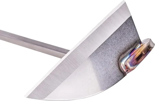Miniatura 4 de Nisaku NJP100 Nejiri Gama - Rascador de mano con 4 hojas de ancho, haya lacada de 4.5 pulgadas, mango de acero inoxidable/madera negra