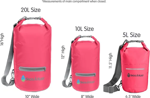 Miniatura 91 de Skog Å Kust DrySak - Bolsa impermeable con tapa enrollable para viajes y al aire libre - tamaños de 5, 10 y 20 litros Digicamo