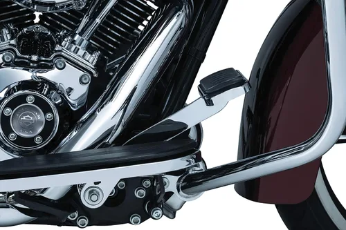 Miniatura 5 de Kuryakyn 9673 Pedal de freno extendido negro brillante con carenados inferiores: motocicletas Harley-Davidson Touring y Trike 2014-19