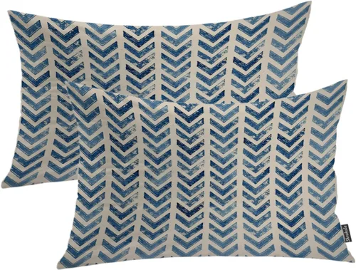 Miniatura 41 de Shrahala Abstract Art Modern Aesthetic Decorative Pillow Covers, Fluid Forms Minimalist Throw Pillow Cover Blended Hidden Zipper Cushion Cases for