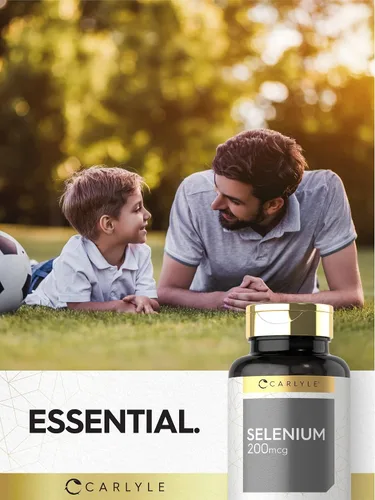 Miniatura 6 de Carlyle Suplemento de selenio 200 mcg 270 tabletas Fórmula vegetariana, sin OMG y sin gluten