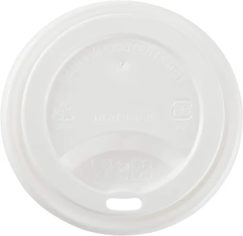 Miniatura 5 de Karat PP Sipper Dome Tapa para papel de 8 oz Taza de café caliente desechable (negro) - 1,000 ct