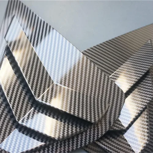 Miniatura 5 de ZiWen 2 paneles de listones de fibra de carbono estilo deportivo para cuarto trasero de ventanilla para Nissan Altima 2013 2014 2015 2016 2017 2018