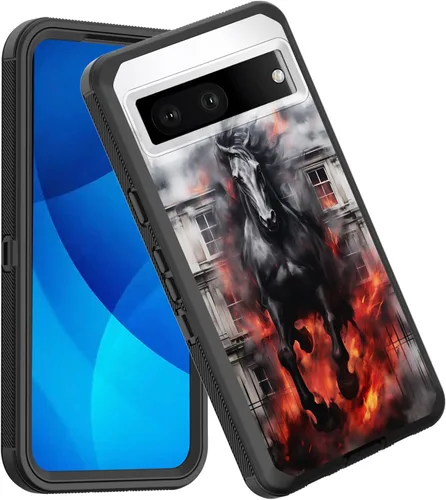 Miniatura 45 de Funda para Pixel 7a, a prueba de golpes, 3 capas, protección de cuerpo completo, resistente, de alto impacto, para Google Pixel 7a de 6.1 pulgadas