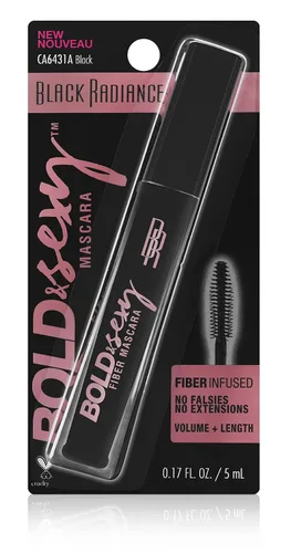 Miniatura 3 de Black Radiance Máscara de fibra Bold & Sexy Negro