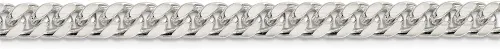 Miniatura 2 de Pulsera cubana de plata de ley 925 de 0.256in con eslabones abovedados