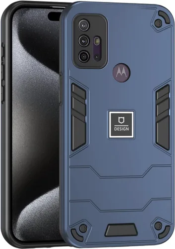 Miniatura 416 de Funda compatible con Huawei Y9 Prime (2019), compatible con Huawei Y9 Prime (2019) 4G STK-L21 2 en 1 [PC duro + TPU], funda de teléfono azul