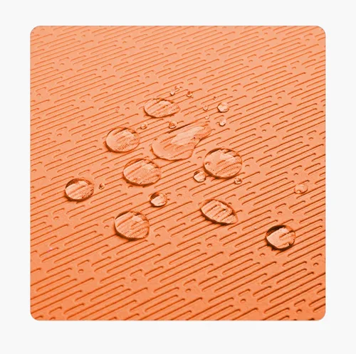 Miniatura 6 de Hatha Yoga Tapete de yoga de TPE grueso de 72 x 27 x 1/3 pulgadas, antideslizante, ecológico, tapete de ejercicio para yoga, pilates y Naranja