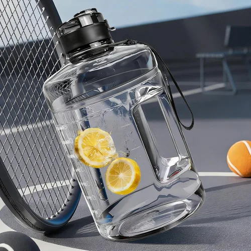 Miniatura 5 de Large Water Bottle with Motivational Time Marker, 74oz Water Jug with Handle Leak-Proof, Clear Sport half gallon water Bottle for Gym Camping