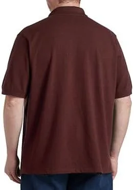 Miniatura 2 de DXL Big + Tall Essentials - Polo de manga corta de malla de piqué