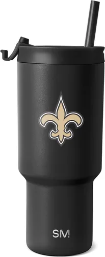 Miniatura 12 de Simple Modern - Vaso de 30 oz con tapa abatible y tapa con pajita Arizona Cardinals