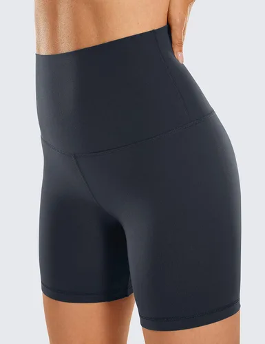 Miniatura 30 de CRZ YOGA Butterluxe Super High Waist Biker Shorts 6"- Yoga Workout Womens Buttery Soft Over Belly