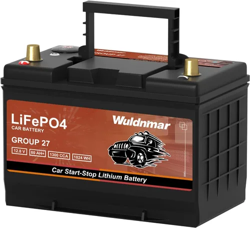 Miniatura 15 de Batería de arranque y parada de coche de litio G27 12V 80AH de alto rendimiento con 1300CCA y 60 meses de garantía