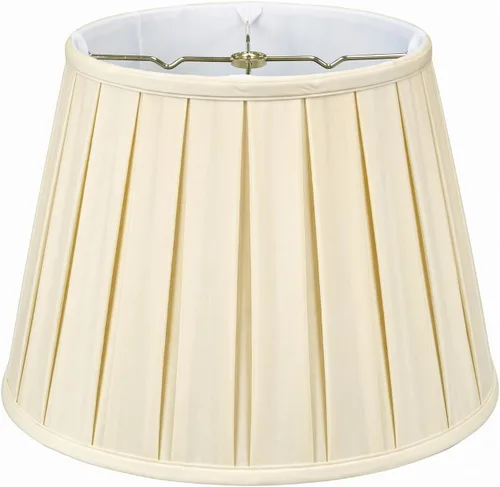 Miniatura 9 de Royal Designs, Inc. Empire English Pleat Lamp Shade, BSO-724-14BG, 10 x 14.5 x 10, Beige