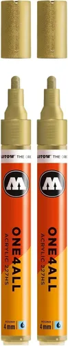 Miniatura 13 de Molotow ONE4ALL - Marcador de pintura acrílica, 0.059 in, negro metálico, 1 cada uno (127.501)