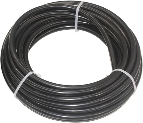 Tubo neumático de nailon OD de 0.315 in OD SAE J844 Aerolínea de 0.236 in ID para tubería de freno de aire o transferencia de líquido (negro, 32.8