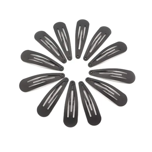 Miniatura 17 de Dofash Pinzas para el cabello a presión de metal, 2.0 in, accesorios básicos para el cabello, pinzas para el cabello de estrella, 12 piezas