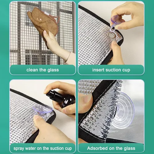 Miniatura 9 de Película reflectante de enfriamiento para ventana con protección solar anti UV, película de privacidad para ventanas de vidrio, película aislante