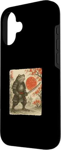 Miniatura 2 de Frog Samurai Japanese Warrior Costume Sumi-e Art Funny Case for iPhone 16