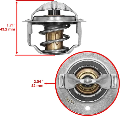 Miniatura 2 de Caltric Termostato compatible con Yamaha Fz6 Fz 6 2004-2009 / Fz6R Fz 6R 2009-2017