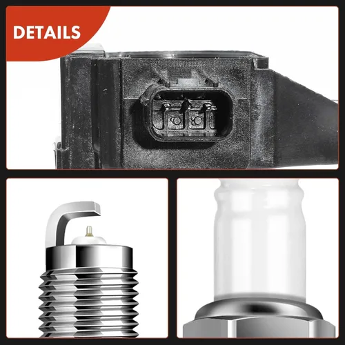 Miniatura 8 de A-Premium Juego de 6 paquetes de bobinas de encendido y bujías de iridio compatibles con Honda Accord 2013-2017, Pilot 2016-2019, Odyssey 2018-2019