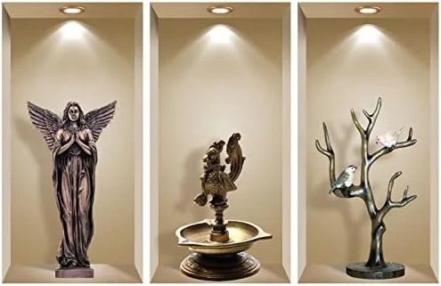 Miniatura 11 de NR1 - Juego de calcomanías de pared 3D, decoración de pared 3D, calcomanías de pared para sala de estar, calcomanías de pared para dormitorio