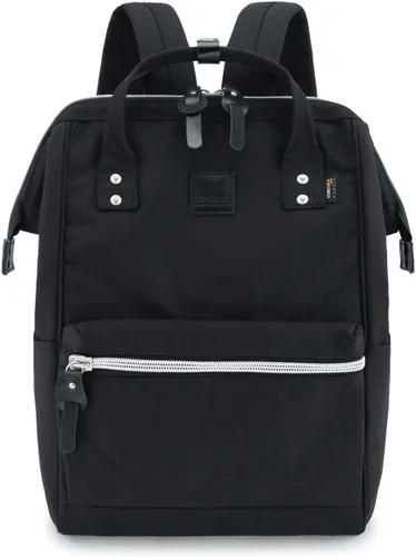Miniatura 24 de Himawari - Mochila para portátil de viaje con puerto de carga USB, bolsa grande para doctor, mochila universitaria para mujeres y hombres, Estándar