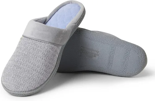 Miniatura 3 de Dearfoams Samantha - Pantuflas de punto con puntera cerrada para mujer