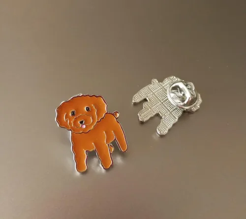 Miniatura 34 de Broche de perro carlino encantador para mascotas, broche de ramillete de metal, placa de identificación para perro, regalo de cumpleaños de Navidad