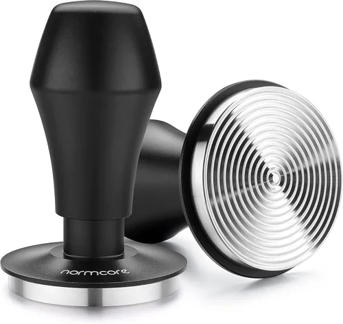 Miniatura 16 de Normcore Tamper para Espresso de 51 mm con base ondulada - Tamper con resorte - Muelles de repuesto de 15 lb / 25 lb / 30 lb - Mango y soporte