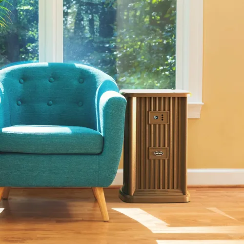 Miniatura 3 de AIRCARE Humidificador evaporativo digital estilo pedestal para toda la casa (Nutmeg)
