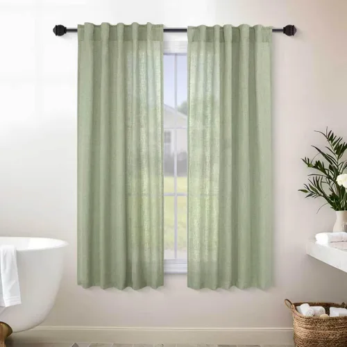 Miniatura 21 de Cortinas azul marino de 90 pulgadas de largo, cortinas azules para sala de estar, dormitorio, juego de 2 paneles, color azul oscuro índigo, filtro