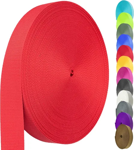 Miniatura 17 de Cinta de nailon de 1.5 pulgadas, correa de nailon resistente de 12 yardas, cinta de nailon duradera para equipo de interior o exterior, manualidades