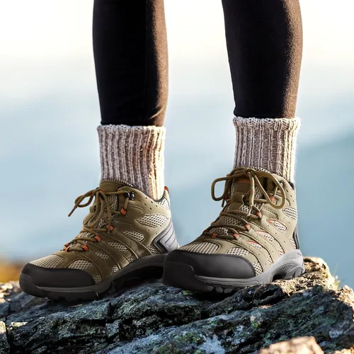 Miniatura 2 de NORTIV 8 Botas de senderismo impermeables para mujer, botas ligeras para senderismo al aire libre