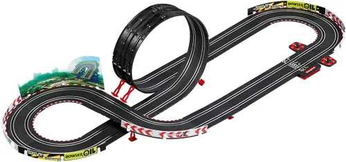 Miniatura 2 de Carrera GO Pista de Carreras Eléctrica para Vehículos Ranurados para Niños, Mario Kart, Escala 1:43 Authentic Mario toys racing set. Features