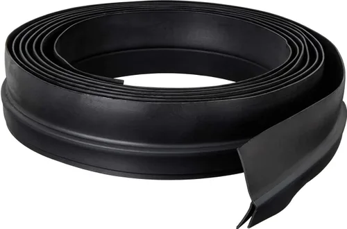 Miniatura 2 de Sello de jamba de ángulo inverso Clip Negro Longitud total de 200 pies (dos rollos de 100 pies/caja) Sello industrial para puertas 2-Negro