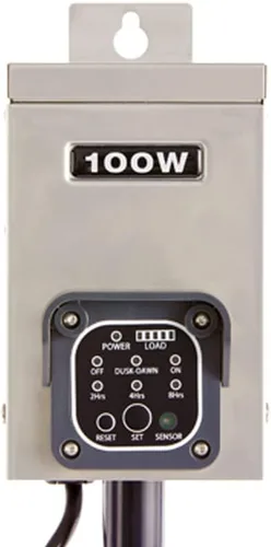 Miniatura 6 de Kit de iluminación LED de latón de 12 V (6 focos al aire libre, 2 luces de camino) con transformador de bajo voltaje de 100 W para casa, patio