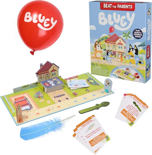 Miniatura 8 de Juego de Trivia Familiar Clásico Beat The Parents, Niños Contra Padres, con 25 Cartas de Bonificación para Edades de 6 años en adelante