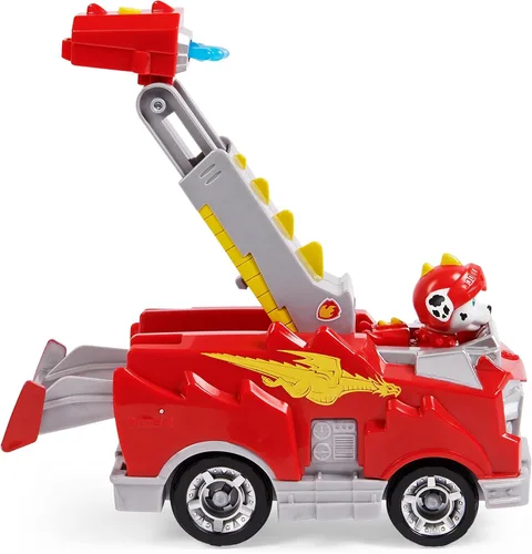 Miniatura 5 de Spin Master 6063585 Paw Patrol Rescue Knights Marshall - Coche de juguete transformable con figura de acción coleccionable