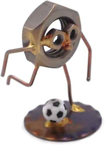 Figura de arte de metal coleccionable hecha a mano, accesorios de escritorio, trofeo, regalo de jefe, decoración de oficina en casa