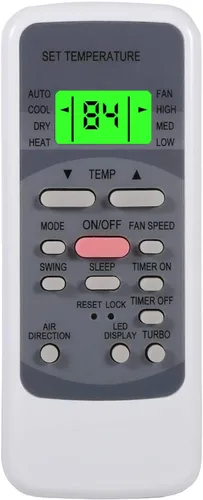 Miniatura 5 de Mando a distancia de aire acondicionado de repuesto para Goodman Tgm Midea miller R51I4/BGE R51I4/BGCE UL-R51M/E R51I11/BGE R51L4/BGE R51/CBGE