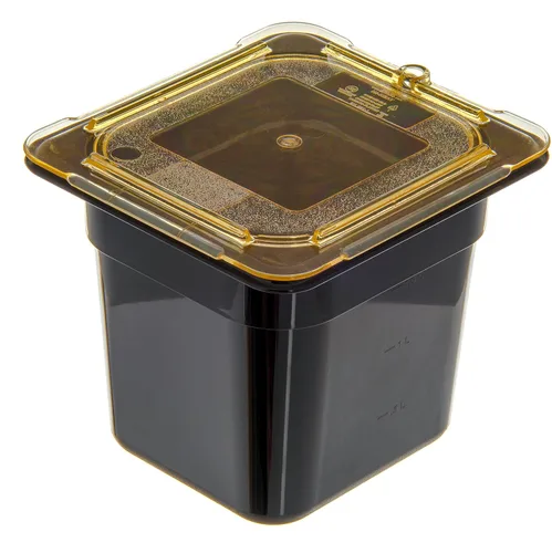Miniatura 4 de Carlisle FoodService Products Bandeja de alimentos de alta temperatura, contenedor de almacenamiento de alimentos de tamaño 1/6 para servir