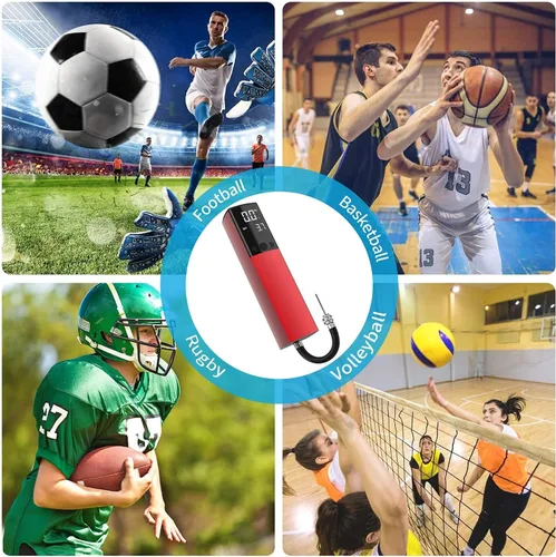 Miniatura 4 de Pumteck Electric Ball Pump, Smart Air Pump Portable Fast Ball Inflation with Precise Pressure Gauge and Digital LCD Display for Football Basketball