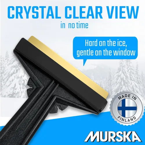 Miniatura 3 de Rascador de hielo para automóvil, hoja de latón, rápido, sin esfuerzo, eficiente y fácil, raspador de hielo de latón para parabrisas de automóvil